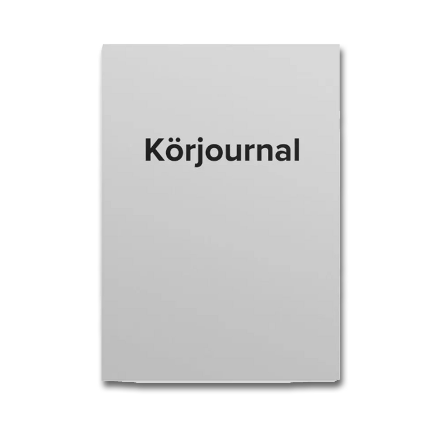 Körjournal häfte 32 sidor A5