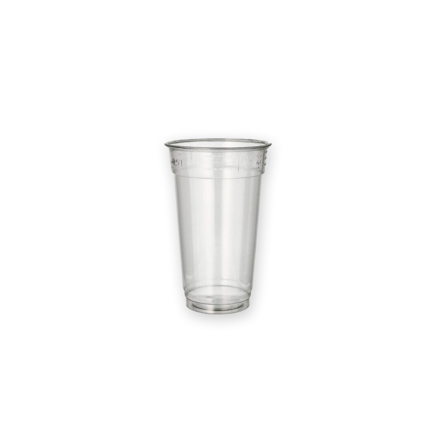 Glas plastbägare Hurricane 0,5 liter transp 800st/fp