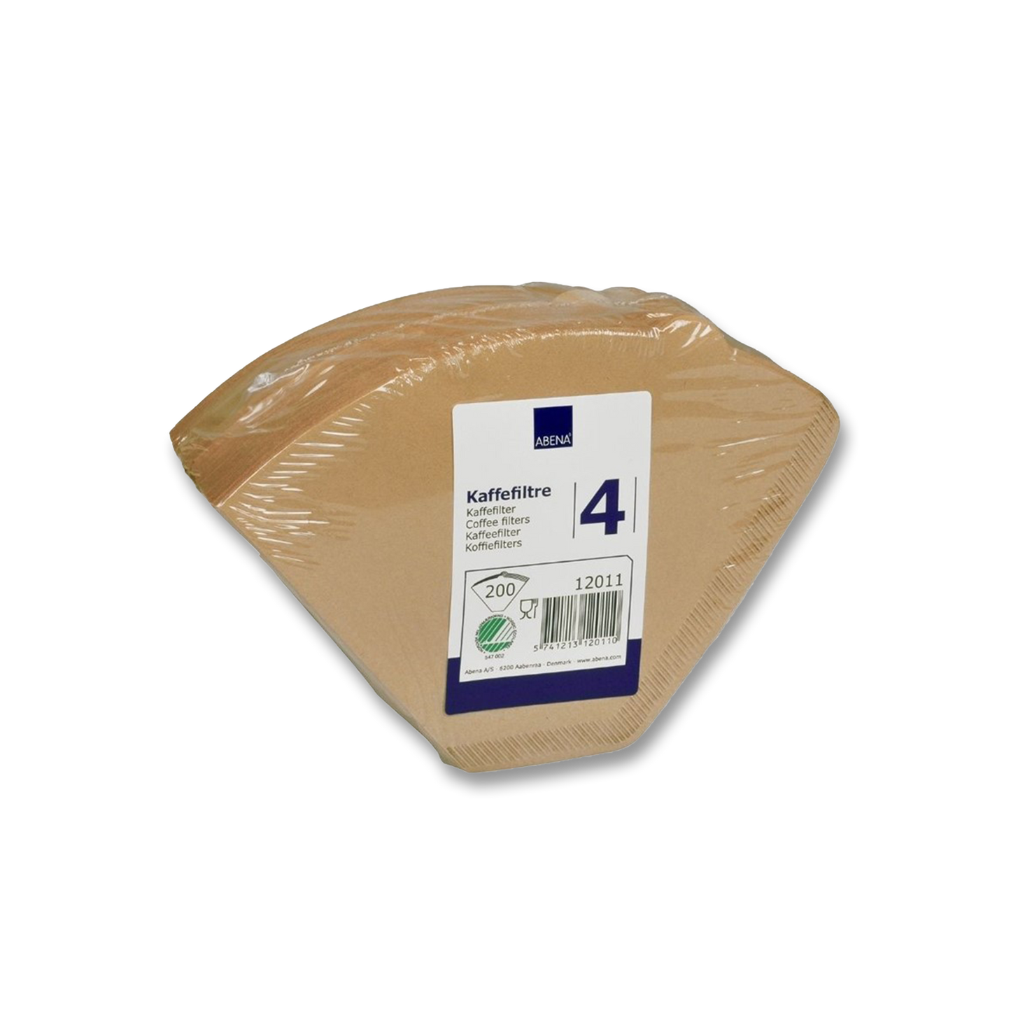 Kaffefilter nr 4 1x4 oblekt 200st/ifp