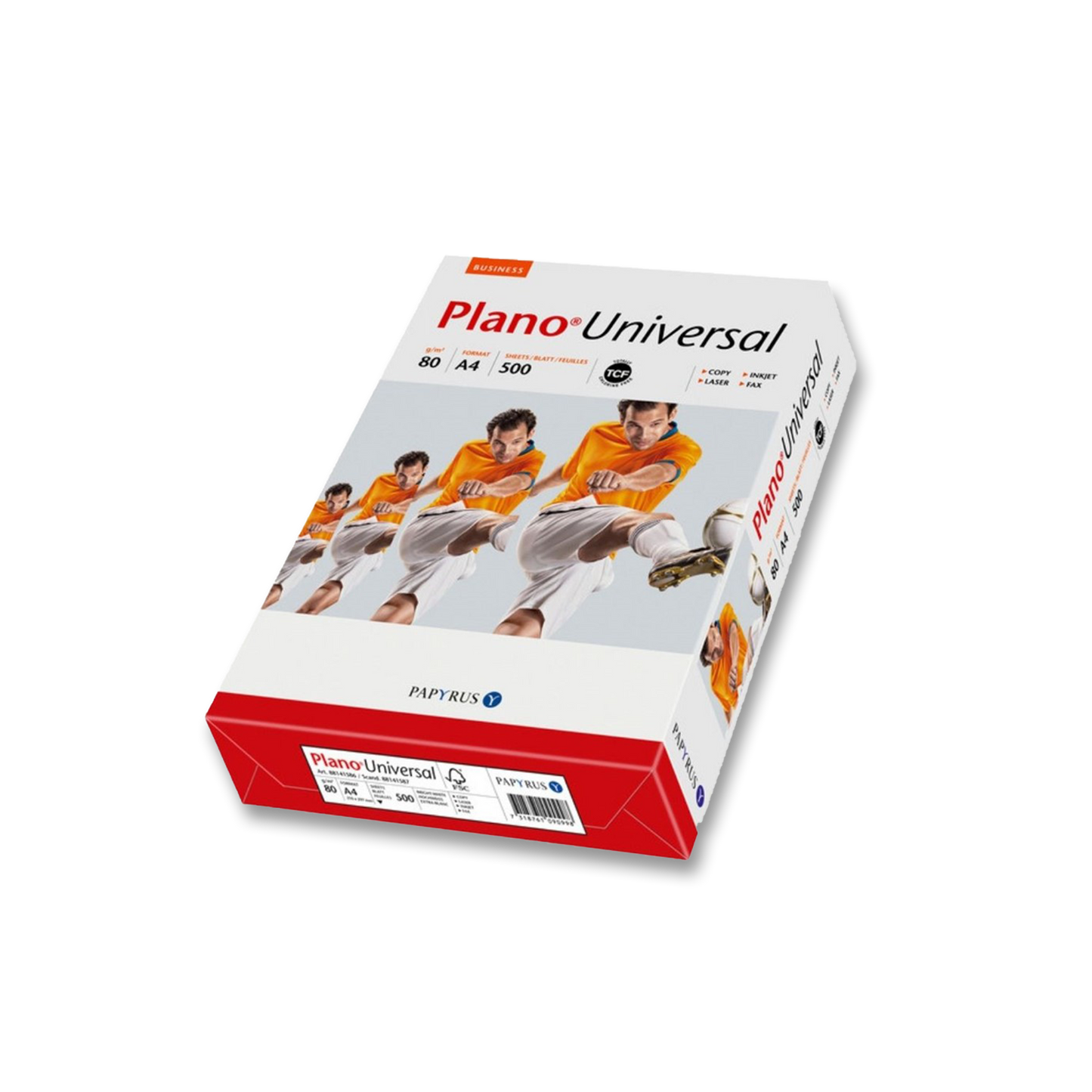 Kontorspapper A4 hålat Plano Universal 80g 2500st/fp