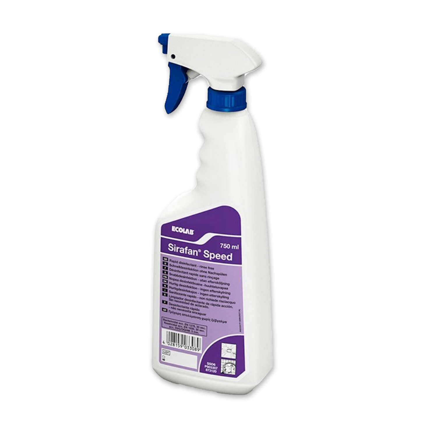 Ytdesinfektion Sirafan Speed 750ml 6st/fp