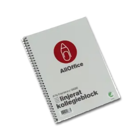 Kollegieblock AO linjerat A5 70g