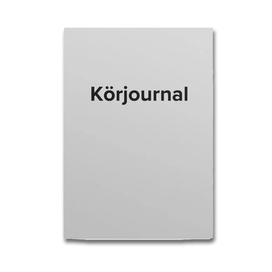 Körjournal häfte 32 sidor A5