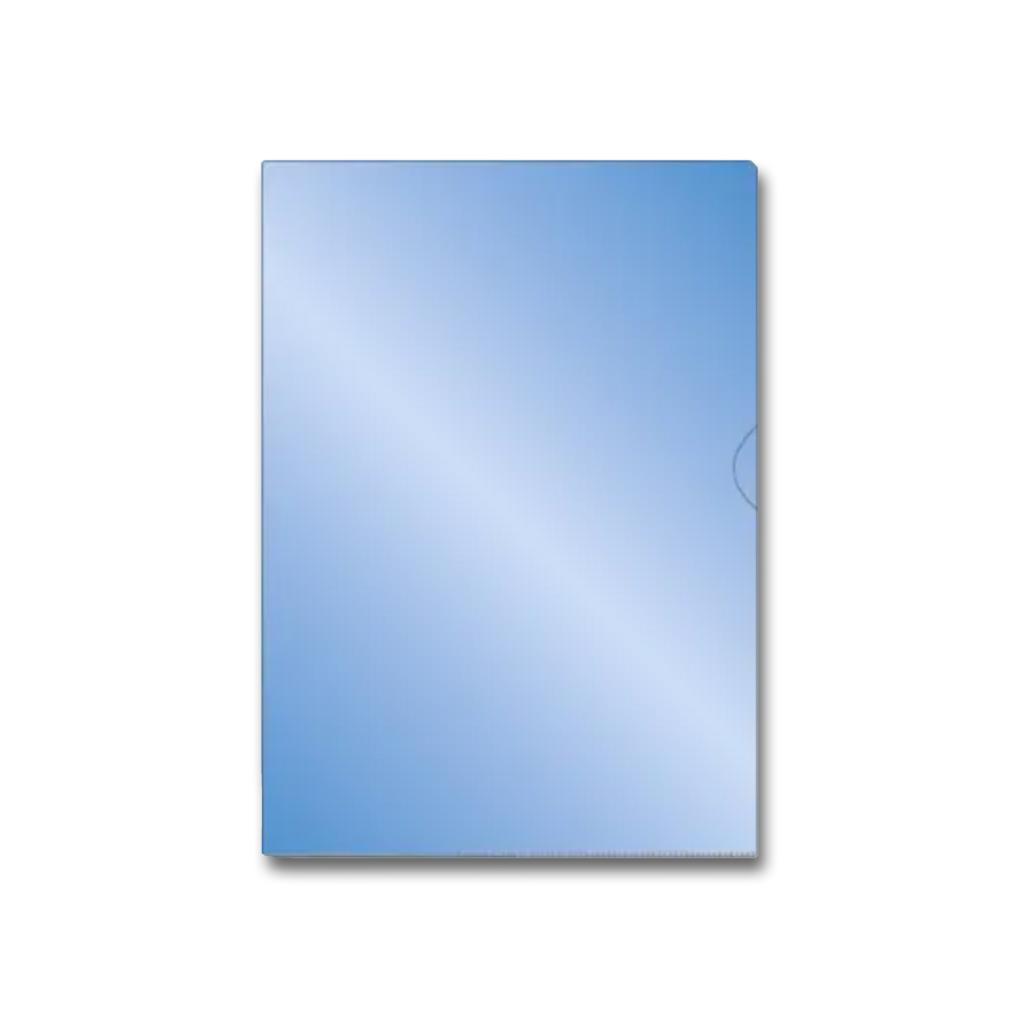 Aktmapp AO PP 0,12mm blå A4 100/fp