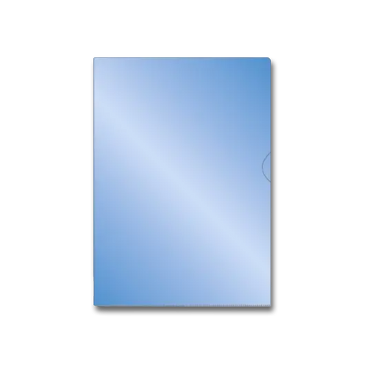 Aktmapp AO PP 0,12mm blå A4 100/fp
