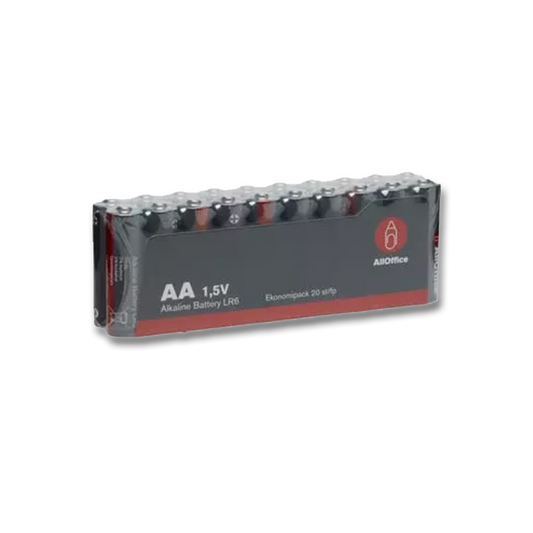 Batteri AO Alkaline LR6 AA 1,5V - 20 st/fp