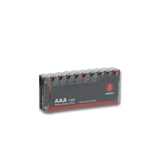 Batteri AO Alkaline LR03 AAA 1,5V - 20 st/fp