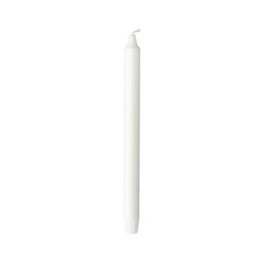 Kronljus stearin 24cm vit 120st/fp