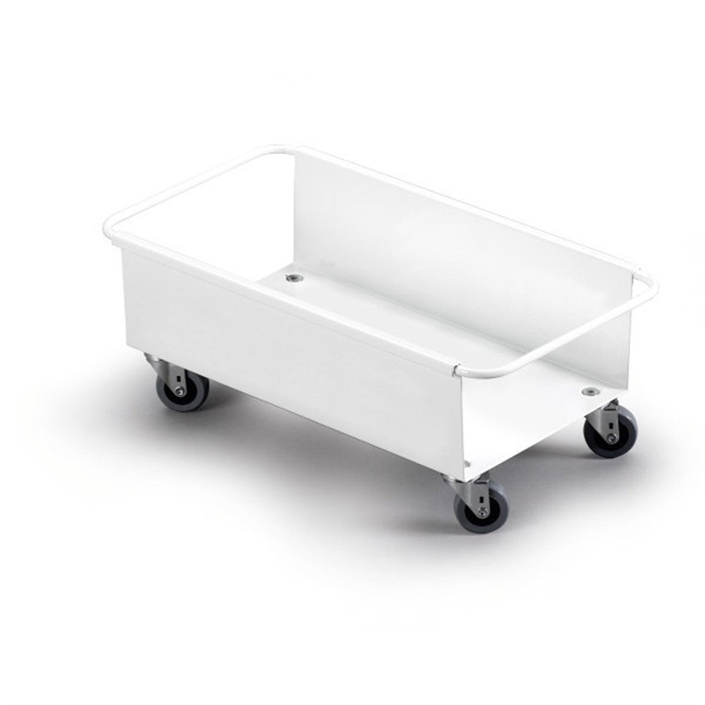 Vagn till soptunna 60 liter vit