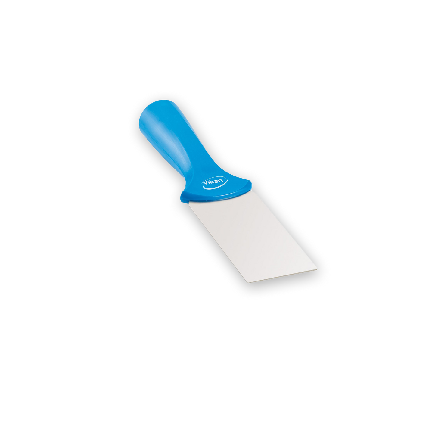Rostfri Skrapa med gängat handtag, 50 mm blå