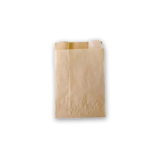 Papperspåse Fastfood Greaseproof Brun 100x50x150mm