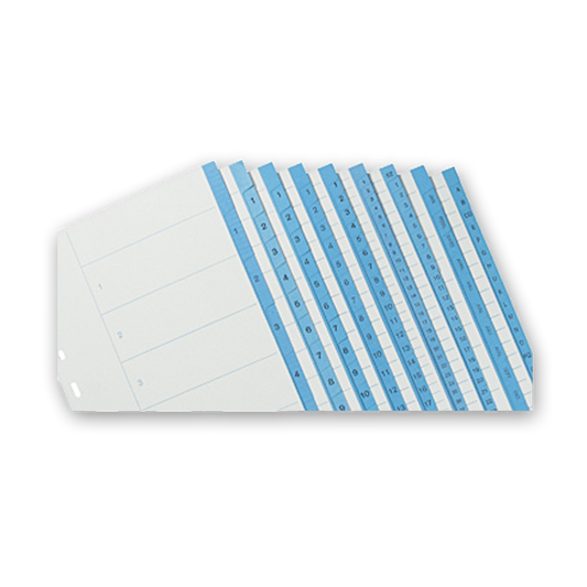 Pärmregister papper A4 1-31 10st/fp