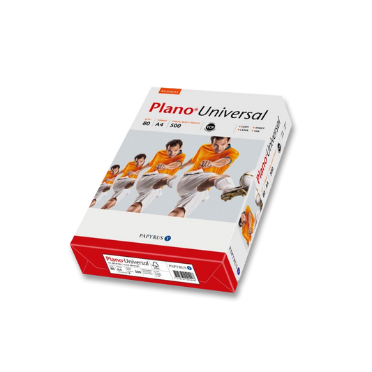 Kontorspapper A4 hålat Plano Universal 80g 2500st/fp