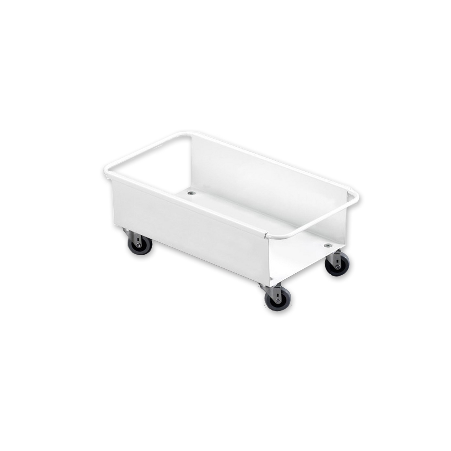 Vagn till soptunna 60 Liter vit