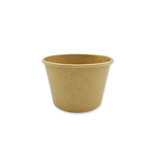 Bägare rund 250ml dia 96/80x60mm natur - 800 st/fp